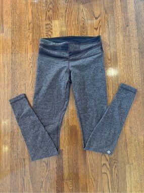 Lululemon Vintage Y2K Women’s Herringbone Gray Yoga Leggings